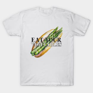 Eat Your Vegetables Asparagus T-Shirt